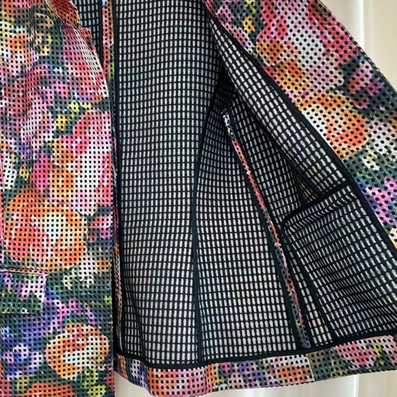 WORTH NEW YORK colorful abstract jacket.  size 8 - Picture 9 of 14